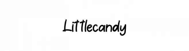 Littlecandy  les polices de caractères gratuit tlcharger