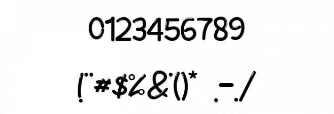 Littlecandy Font OTHER CHARS