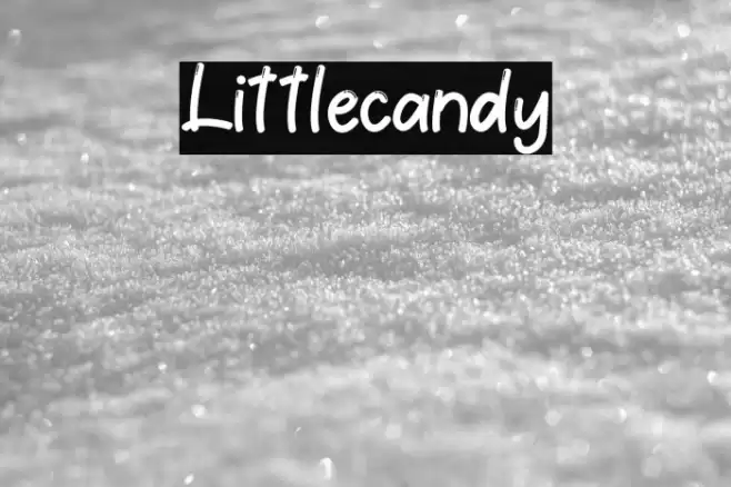 Littlecandy Font examples