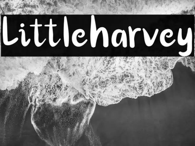 Littleharvey フォント examples