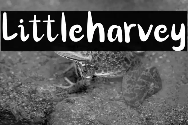 Littleharvey フォント examples