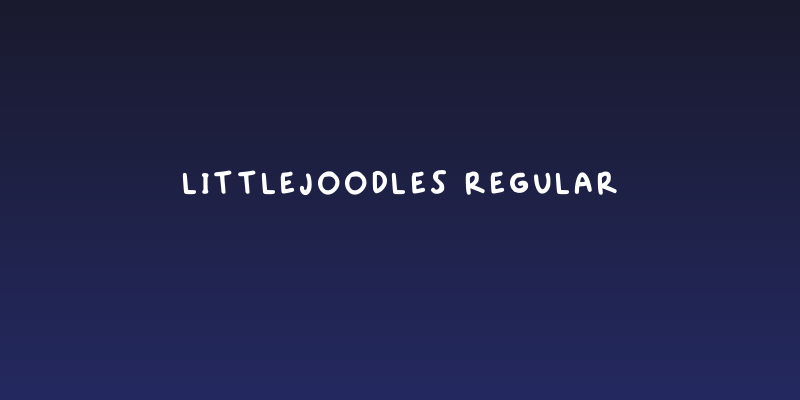 Littlejoodles Regular Social Header