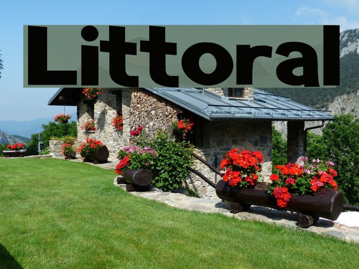 Littoral Font examples