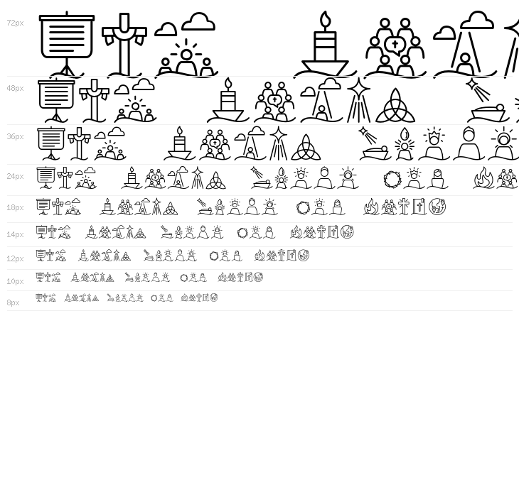 Liturgica Medium Waterfall