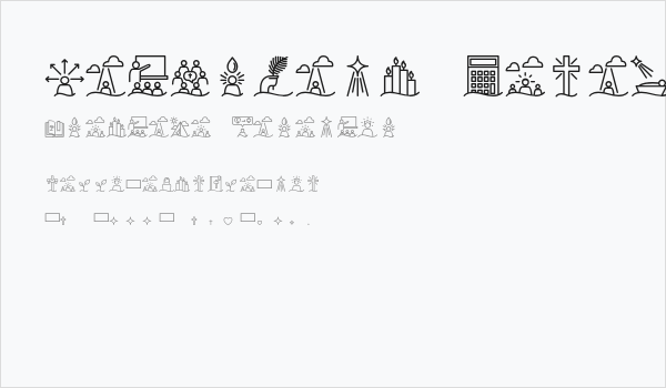 Liturgica Semibold Business Card