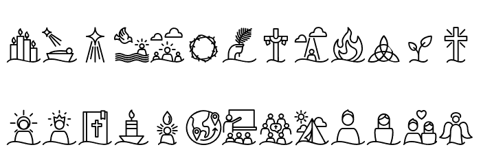 Liturgica Semibold Font LOWERCASE