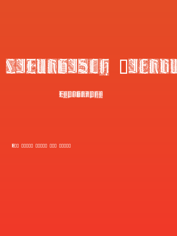 Liturgisch Zierbuchstaben Poster