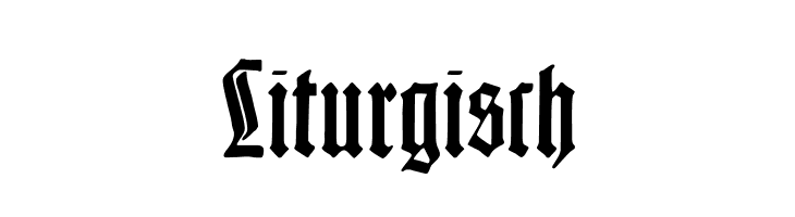 Liturgisch  免费字体下载
