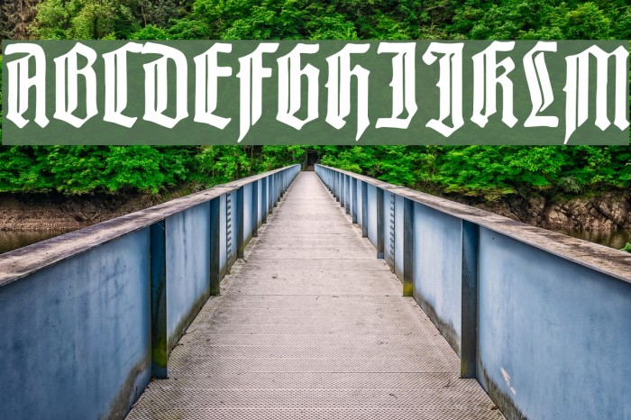 Liturgisch Font examples