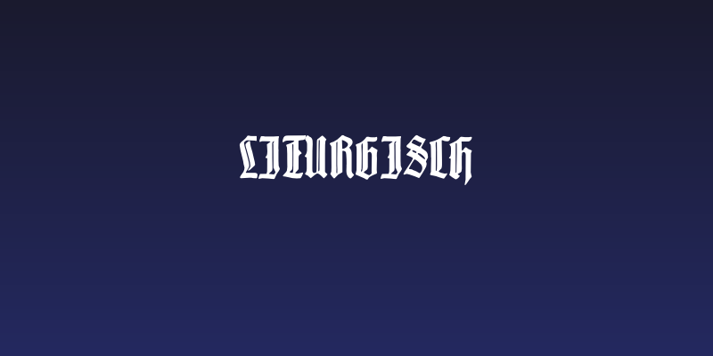 Liturgisch Social Header