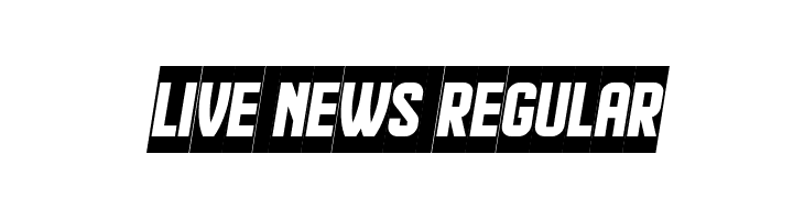 Live News Regular  Скачать бесплатные шрифты