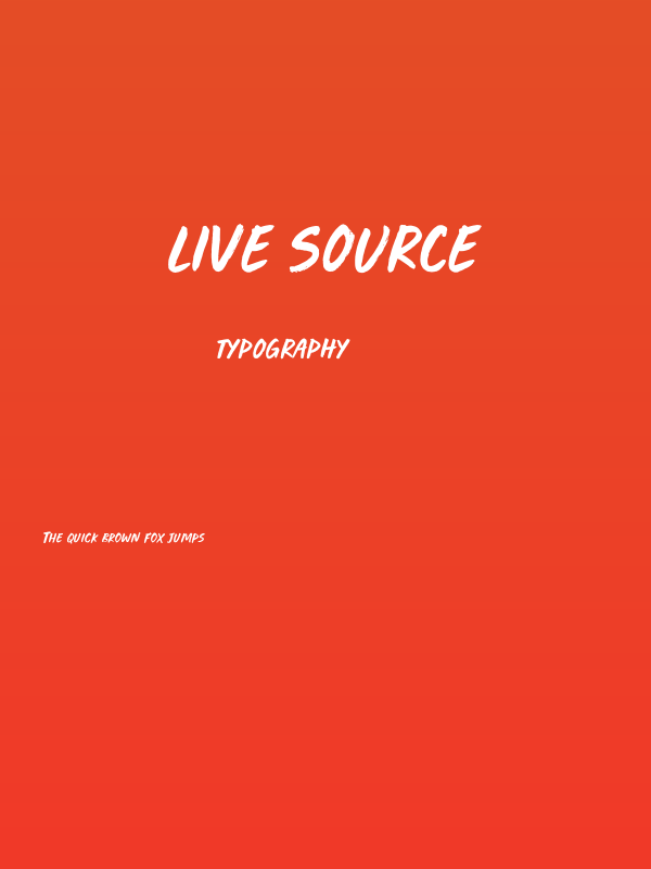 Live Source Poster