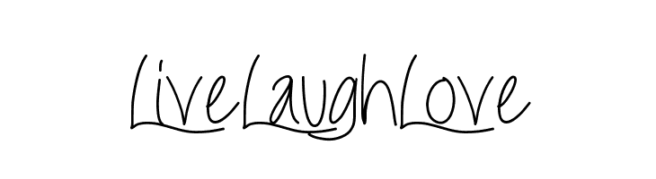 LiveLaughLove  免费字体下载