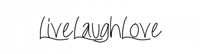 LiveLaughLove  Fuentes Gratis Descargar