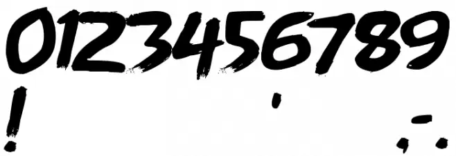 Lived Mas NEW! With Numbers Font OTHER CHARS