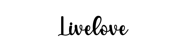 Livelove  नि: शुल्क फ़ॉन्ट्स डाउनलोड