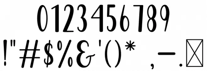 Livelove Font OTHER CHARS