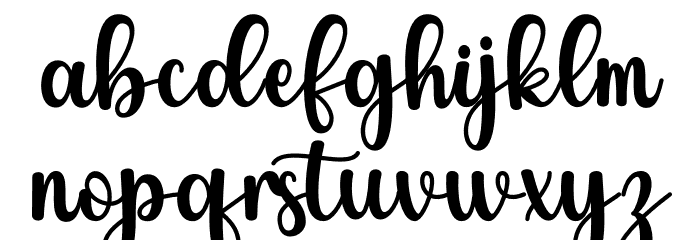 Livelove Font LOWERCASE
