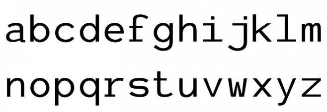LivemonoDemo फ़ॉन्ट लोअरकेस