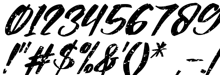 Livermore Italic Font OTHER CHARS