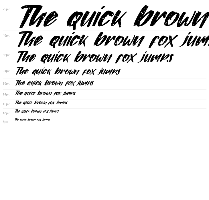 Livermore Italic Waterfall