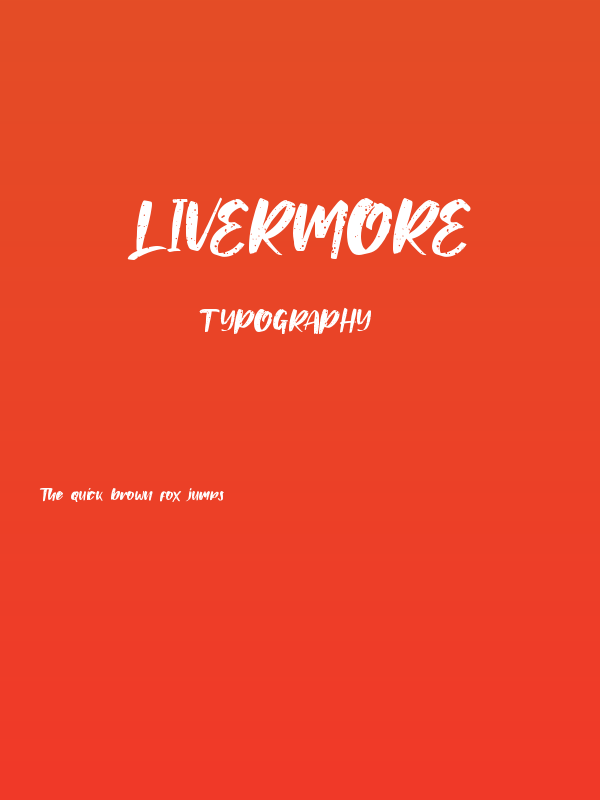 Livermore Poster