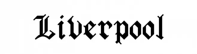 Liverpool  Frei Schriftart Herunterladen