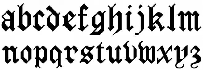 Liverpool خط أحرف صغيرة