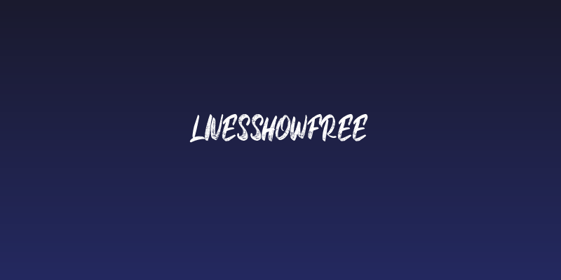 LivesShowFREE Social Header
