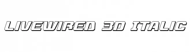 Livewired 3D Italic 
