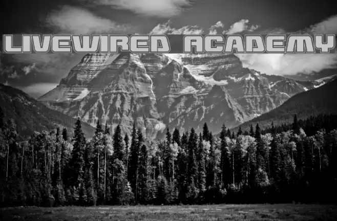 Livewired Academy Font examples