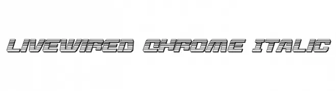 Livewired Chrome Italic 