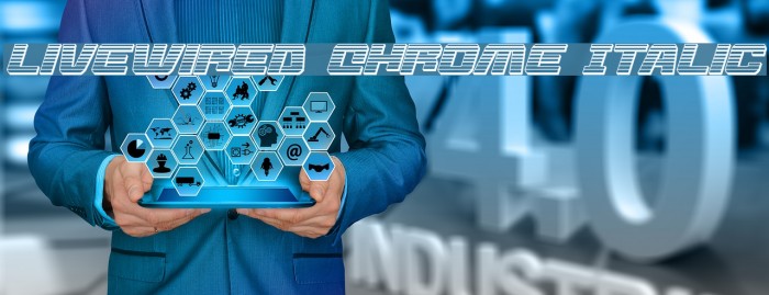 Livewired Chrome Italic Example 1