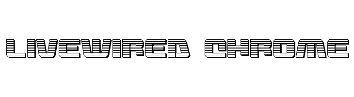 Livewired Chrome  免费字体下载