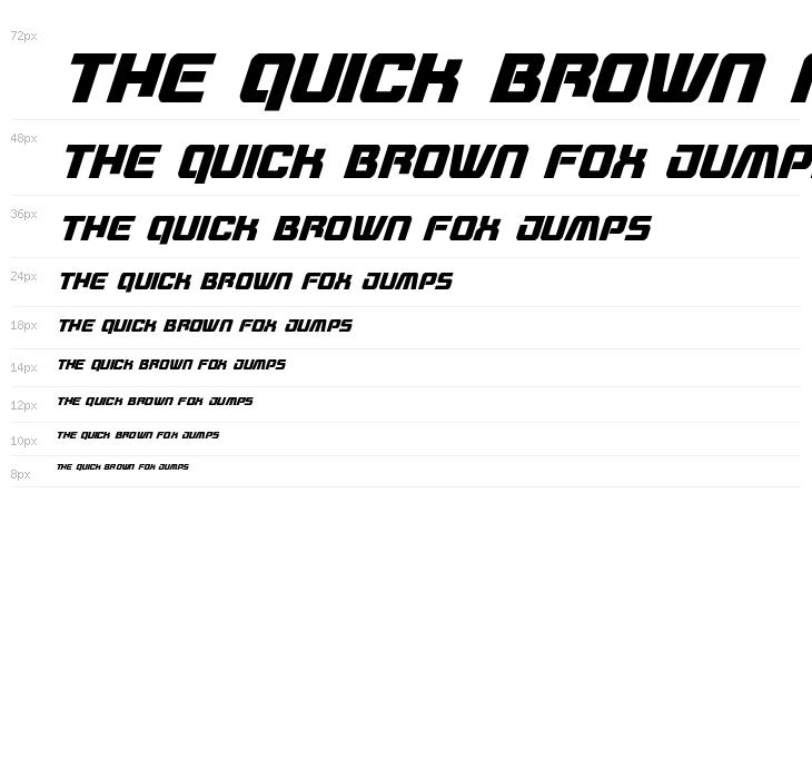 Livewired Condensed Italic Waterfall