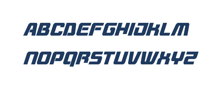 Livewired Condensed Italic Lowercase