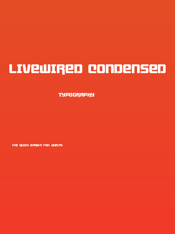 Livewired Condensed Poster