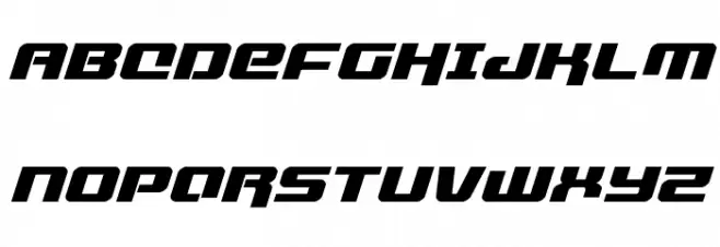 Livewired Expanded Italic Fuentes MAYÚSCULAS