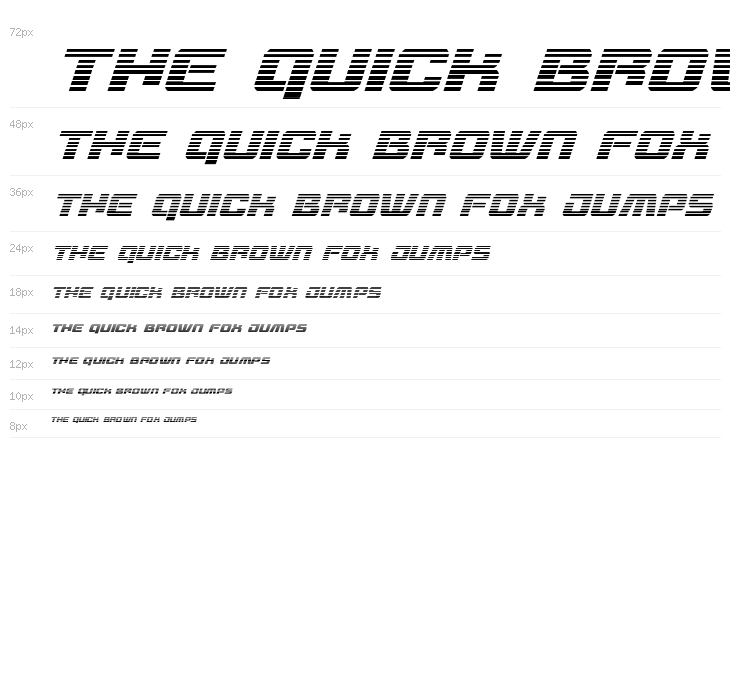 Livewired Gradient Italic Waterfall