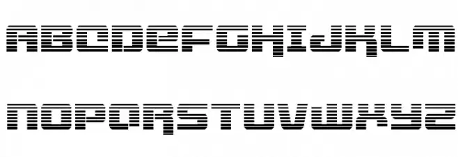 Livewired Gradient Polices MAJUSCULES