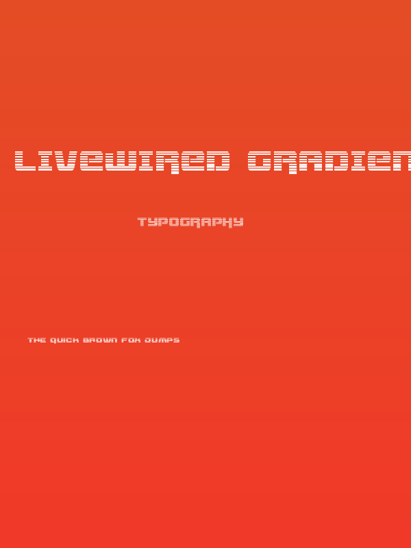 Livewired Gradient Poster
