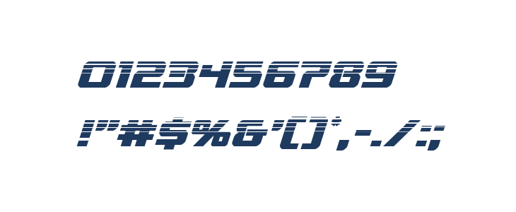 Livewired Halftone Italic Other Characters