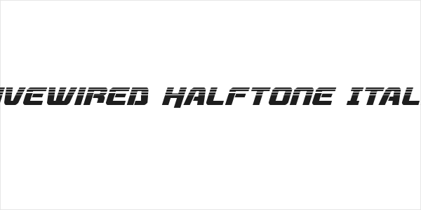Livewired Halftone Italic Logo