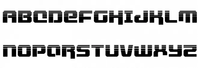 Livewired Halftone Font Litere mari
