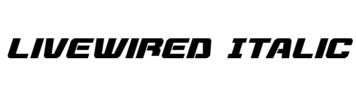 Livewired Italic  フリーフォントのダウンロード