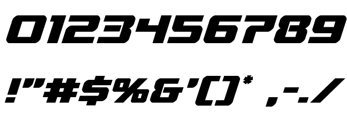 Livewired Italic Font OTHER CHARS