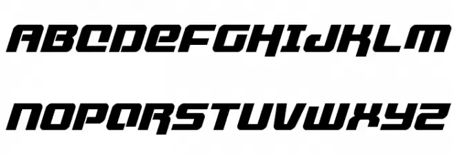 Livewired Italic フォント 大文字