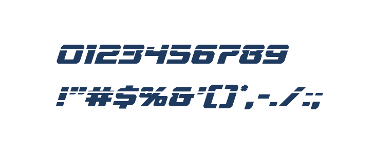 Livewired Laser Italic Other Characters