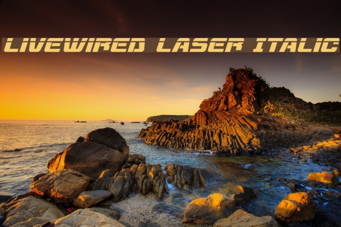 Livewired Laser Italic Example 2