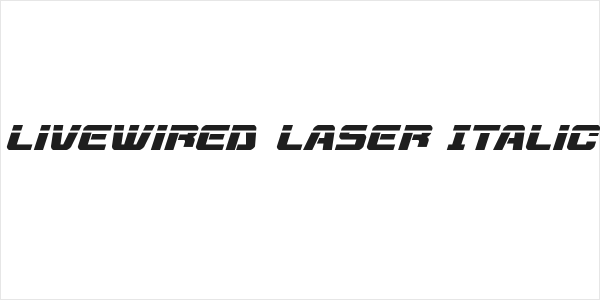 Livewired Laser Italic Logo